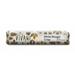 18x Vivani Chocoladereep Wit Nougat Crisp 35 gr