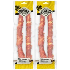 2x Voskes Stick Runderhuid Eend 25 cm 2 stuks