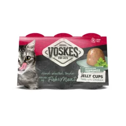 12x Voskes Tender Pieces Tonijn - Kip 6 x 25 gr