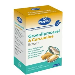 2x Wapiti Groenlipmossel Curcum 60 capsules