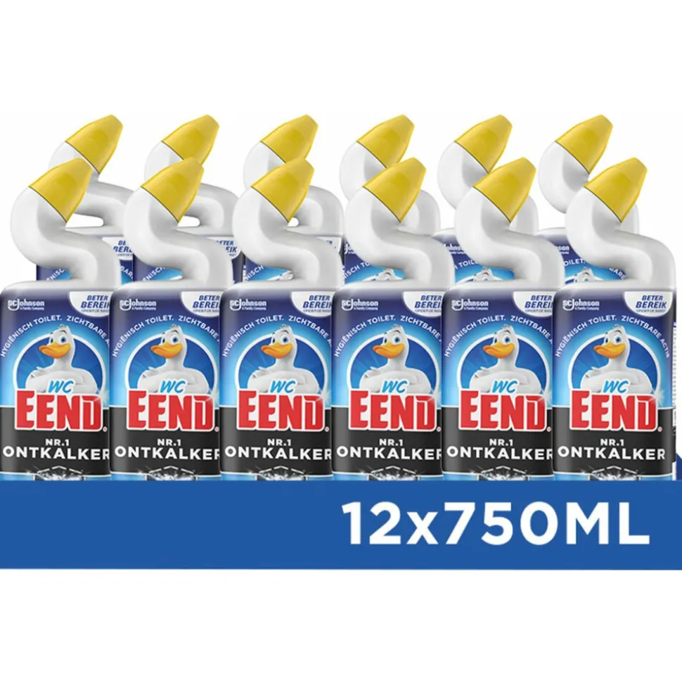 12x WC Eend Ontkalker Nr. 1 750 ml