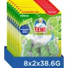 8x WC Eend Toiletblok Active Clean Duopack Citrus 2 stuks