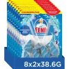 8x WC Eend Toiletblok Active Clean Duopack Marine 2 stuks
