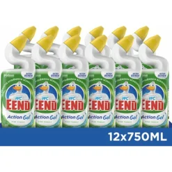 12x WC Eend Toiletreiniger Action Gel Pine Forest 750 ml