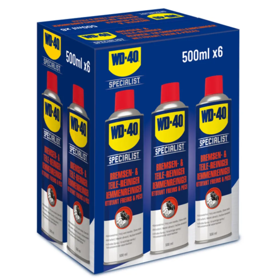 6x WD-40 Specialist® Remmenreiniger 500 ml