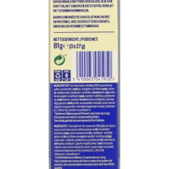 3x WeCare High protein Bars Chocolate 81 gr