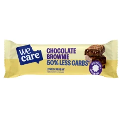 5x WeCare Lower Carb Bar Chocolate Brownie 60 gr