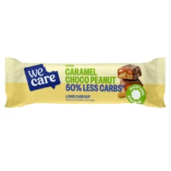 10x WeCare Lower Carb Bar Caramel Choco Peanut 35 gr
