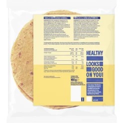 12x WeCare Lower Carb Tortillas Volkoren 160 gr