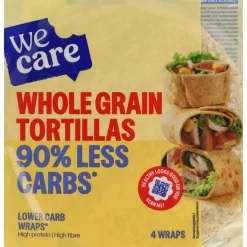 12x WeCare Lower Carb Tortillas Volkoren 160 gr