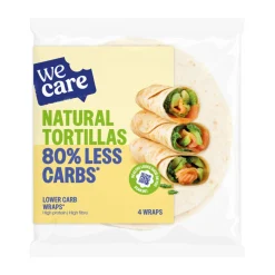 6x WeCare Lower Carb Tortillas Naturel 160 gr