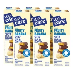 6x WeCare Meal Replacement Bars Fruity Banana 116 gr