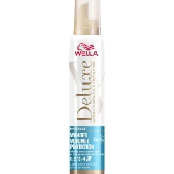 6x Wella Deluxe Volume & Protection Mousse 200 ml