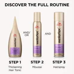 6x Wella Flex Fullness Volume Tonic 100 ml