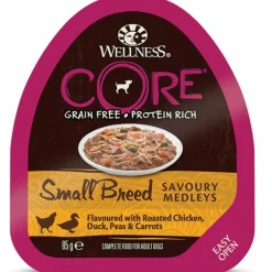 12x Wellness Core Hondenvoer Small Savoury Medleys Kip - Eend 85 gr
