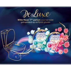 10x Witte Reus Toiletblok DeLuxe Delicate Magnolia 2 stuks