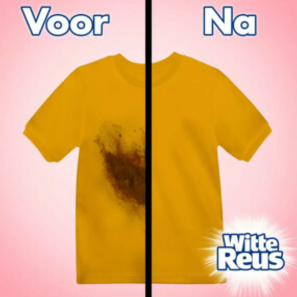 6x Witte Reus Vloeibaar Wasmiddel Zwarte Reus 19 Wasbeurten 855 ml