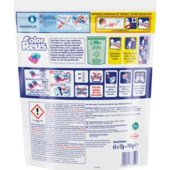 4x Witte Reus Wasmiddelcapsules 3+1 Power Caps Kleur 65 beurten