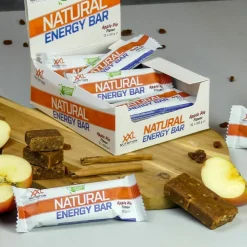 12x XXL Nutrition Natural Energy Bar Apple Pie 50 gr