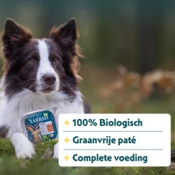 12x Yarrah Bio Alu Paté Grainfree Hondenvoer Nat Kip & Eend 150 gr