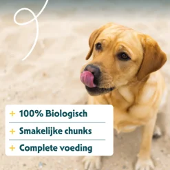 12x Yarrah Bio Hondenvoer Chunks Rund 405 gr