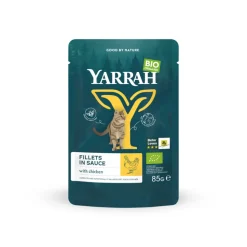 14x Yarrah Bio Kattenvoer Kip 85 gr