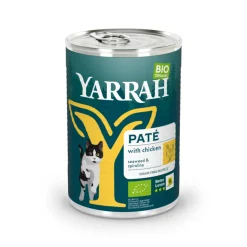 12x Yarrah Bio Kattenvoer Paté Kip 400 gr