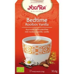 3x Yogi tea Bedtime Rooibos Vanilla Biologisch 17 stuks