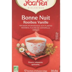 3x Yogi tea Bedtime Rooibos Vanilla Biologisch 17 stuks