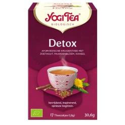 3x Yogi tea Detox Biologisch 17 stuks