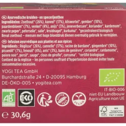 3x Yogi tea Detox Biologisch 17 stuks
