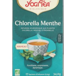 3x Yogi tea Minty Chlorella Biologisch 17 stuks