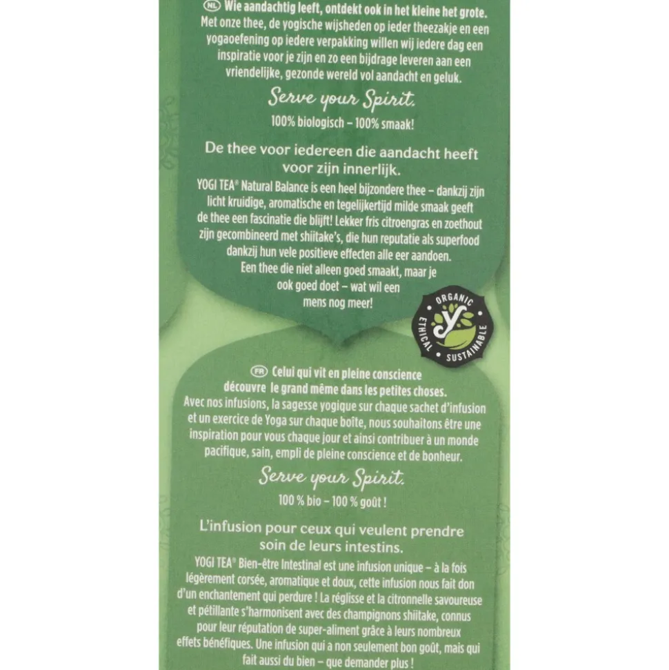 3x Yogi tea Natural Balance Biologisch 17 stuks