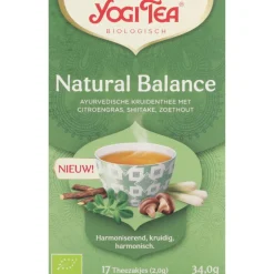3x Yogi tea Natural Balance Biologisch 17 stuks