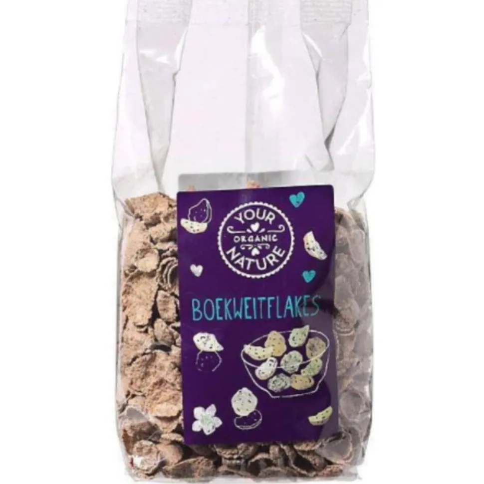 3x Your Organic Nature Boekweit Flakes 250 Gr