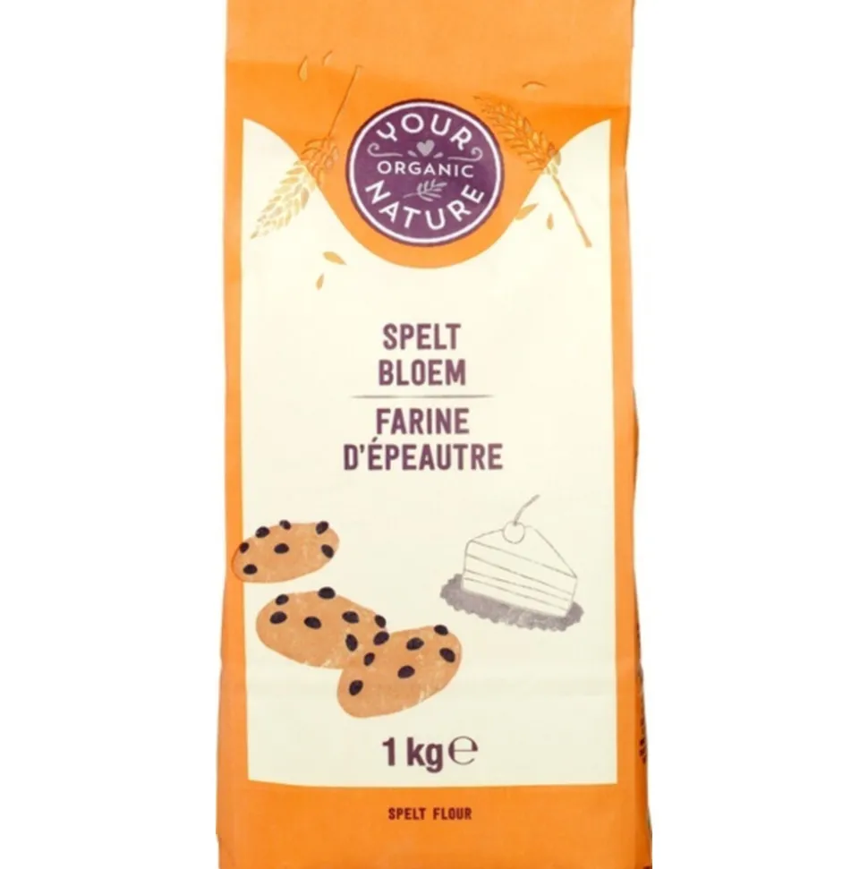 3x Your Organic Nature Speltbloem Bio 1 kg