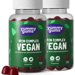 2x Yummygums Iron Vegan 60 gummies