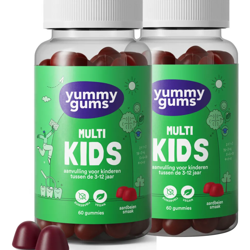 2x Yummygums Multi Kids 60 gummies