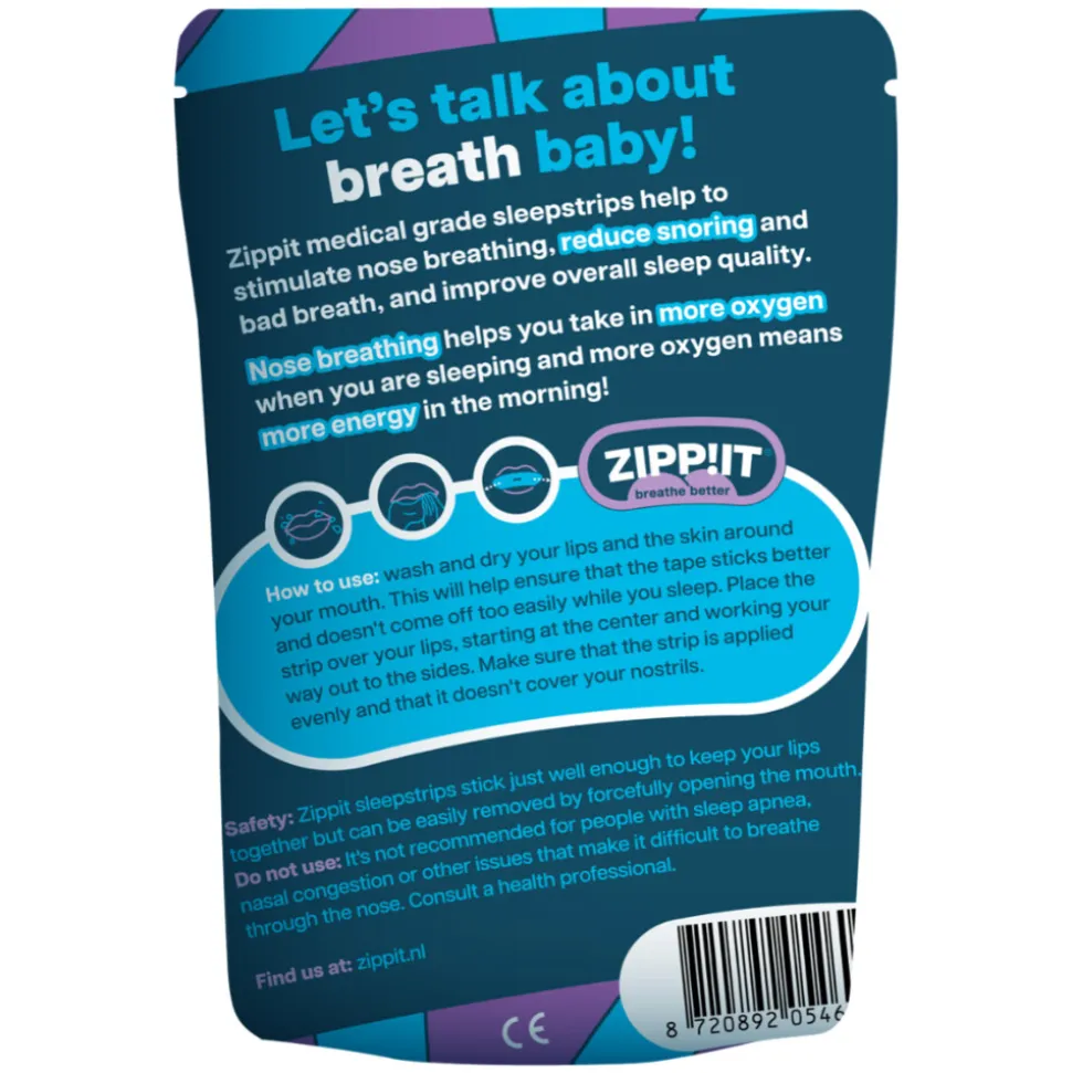 2x Zippit Mondtape 30 stuks