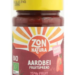 3x Zonnatura Fruitspread Aardbei Biologisch 250 gr