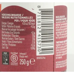 3x Zonnatura Fruitspread Aardbei Biologisch 250 gr