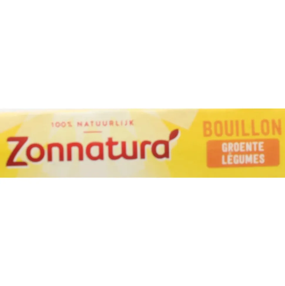 6x Zonnatura Groentebouillon Tabletten Biologisch 6 x 11 gr