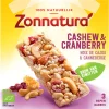 6x Zonnatura Notenreep Cashew Cranberry Biologisch 75 gr