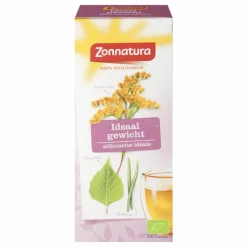 3x Zonnatura Thee Ideaal gewicht 20 zakjes