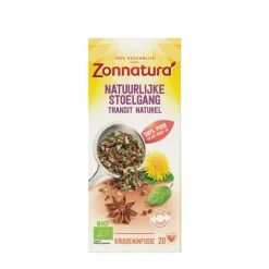 3x Zonnatura Thee Natuurlijke Stoelgang Biologisch 20 stuks
