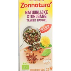 3x Zonnatura Thee Natuurlijke Stoelgang Biologisch 20 stuks