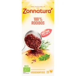 3x Zonnatura Thee Rooibos Bio 20 stuks