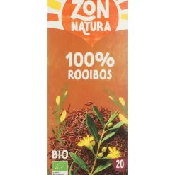 3x Zonnatura Thee Rooibos Bio 20 stuks