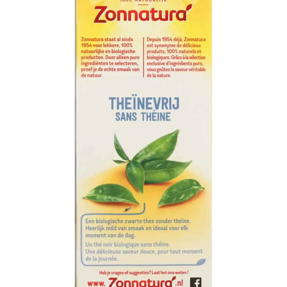 3x Zonnatura Thee Theinevrij 20 stuks