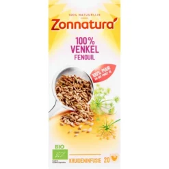3x Zonnatura Thee Venkel Bio 20 stuks